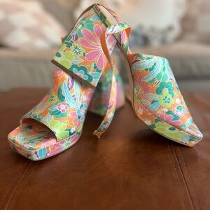 Circus by Sam Edelman Floral Wedges - Multicolor